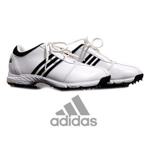 ADIDAS TRAXION Thin Tech Golf Shoes EVG 791003 White Leather